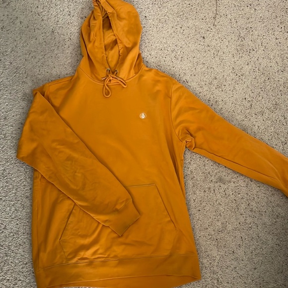 Volcom mustard colored Hoodie. XL. True to size - Picture 1 of 3